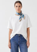 T-Shirt Brend Atelier con Twilly verde