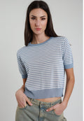 SUSY MIX-Maglia mezze maniche righe