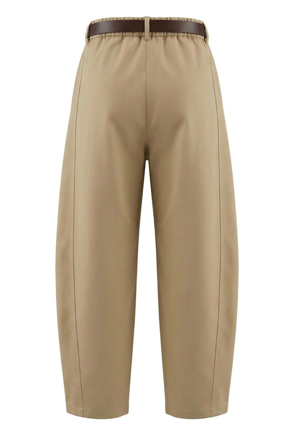 BREND ATELIER- Pantaloni Baggy con cintura