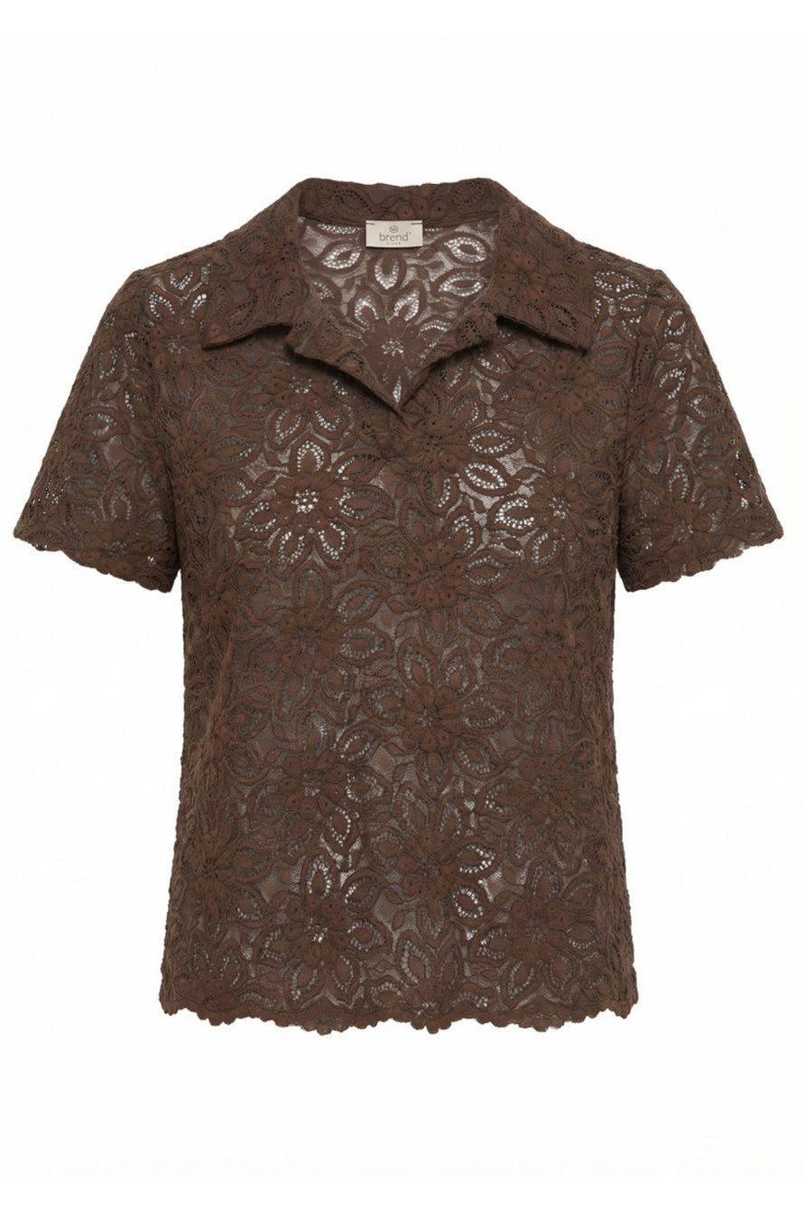 BREND ATELIER-Polo Pizzo Choco