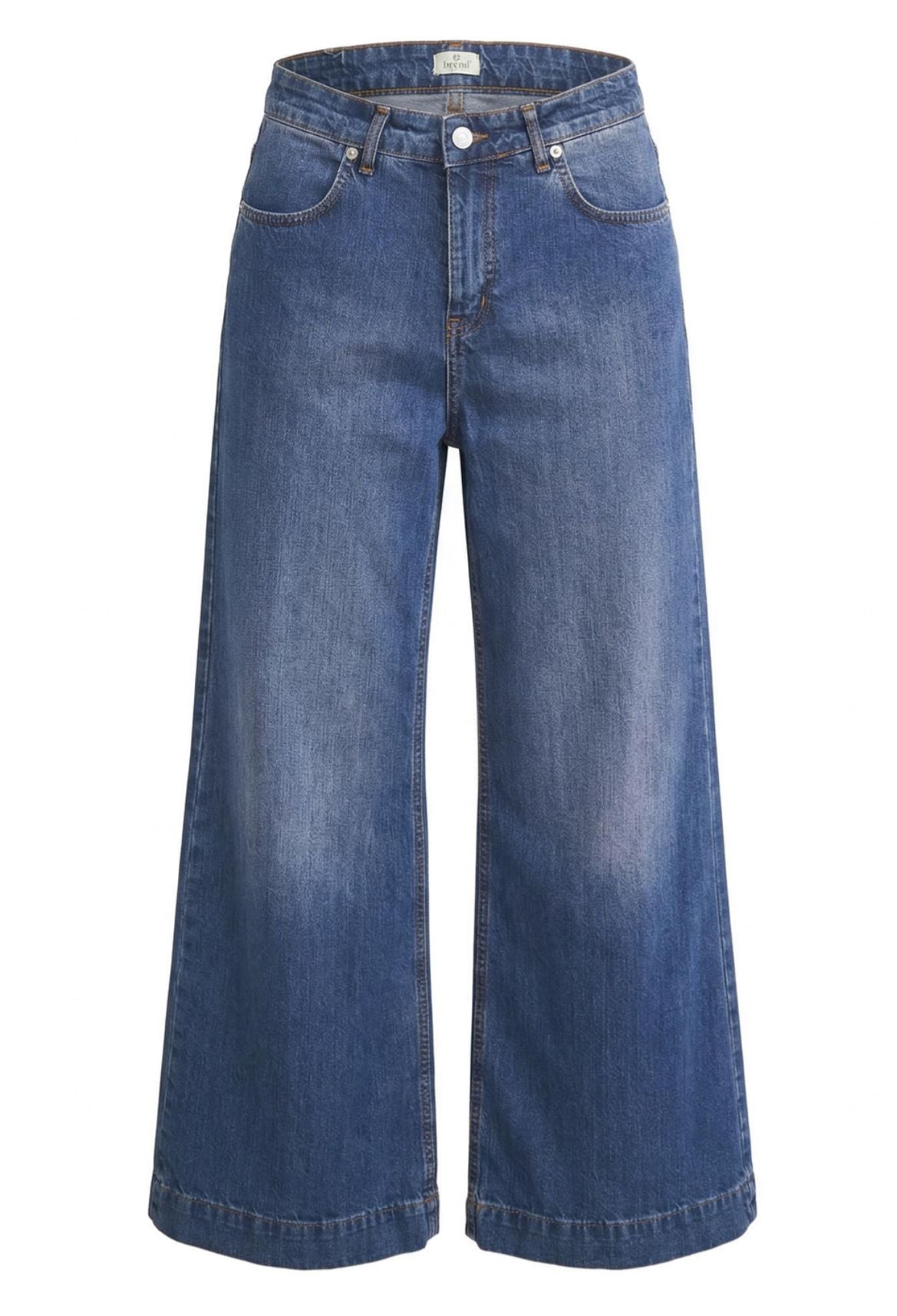BREND ATELIER- Jeans wide leg donna sfumature rosa