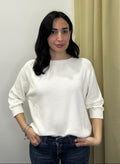 BREND ATELIER- Maglia Over Bianca