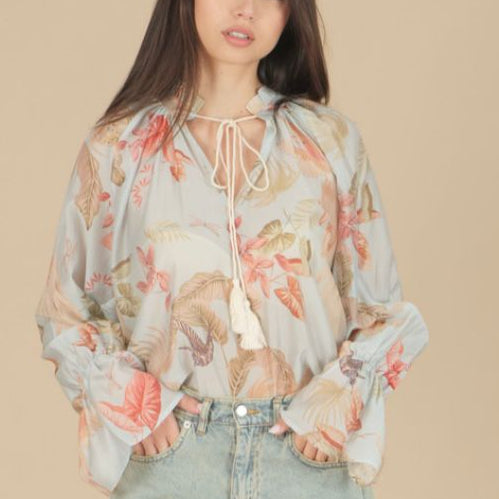 EIKI- Blusa Foglie