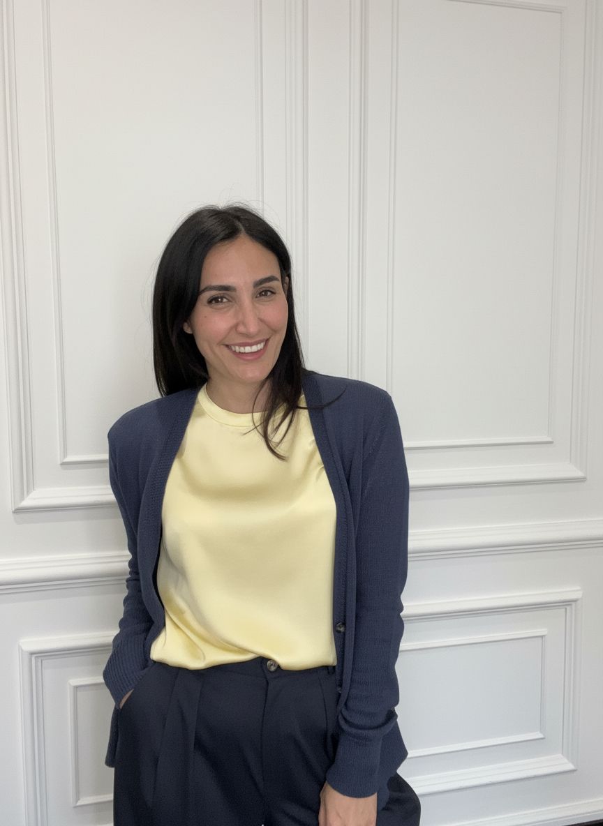 ANYPLACE- T-Shirt  in satin giallo