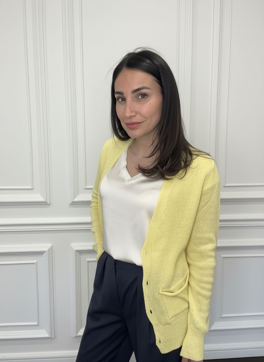 EIKI- Cardigan Giallo